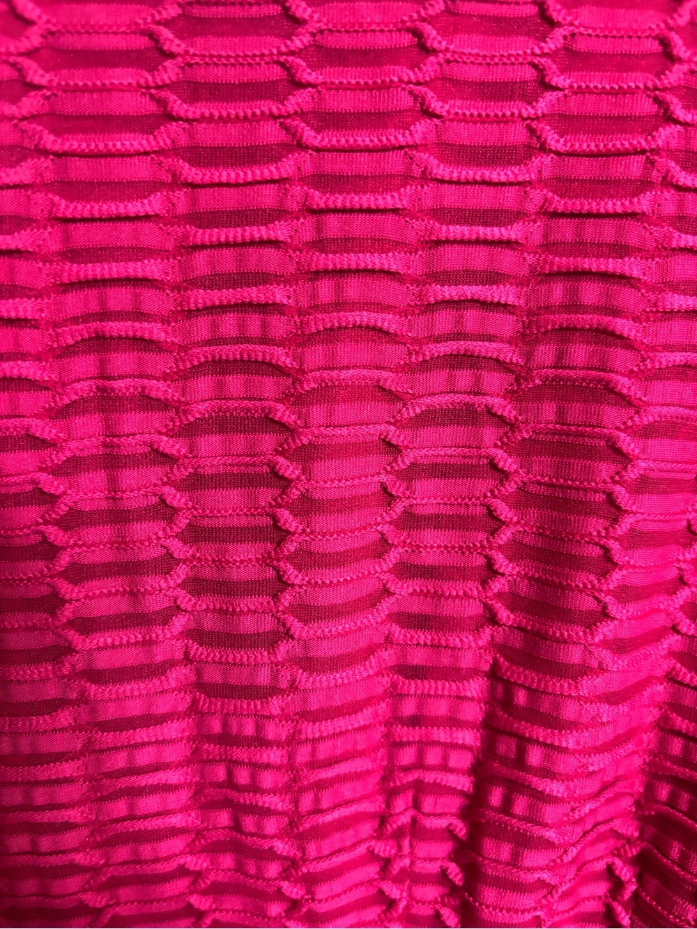 Nanette Lepore Majorca Shift Dress Textured Long Sleeve Wrist Tie Pink Size 10 - Picture 9 of 9